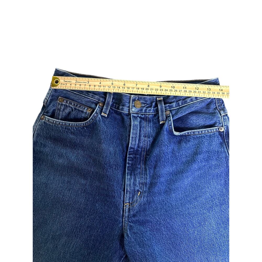 AGOLDE Los Angeles Dark Wash High Rise Straight Leg Jeans Size 28 EUC - Picture 4 of 10